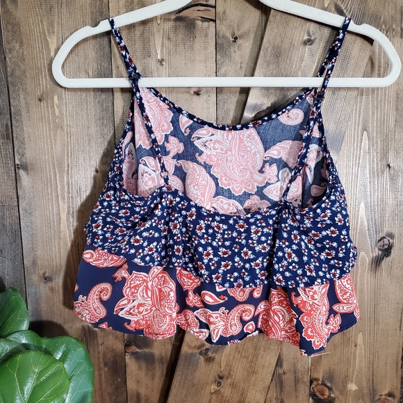 Garage Flowy Crop Tank Top - Picture 3 of 4